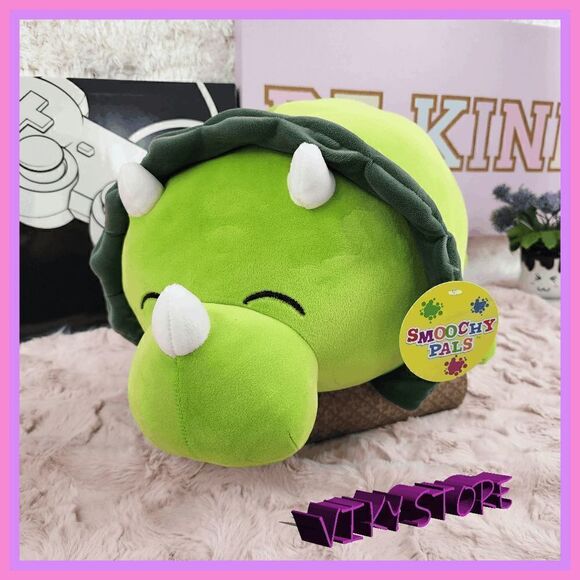 NWT Smoochy Pals Green Rhino: Adorable, Huggable, and Irresistibly Cute Plush To - Picture 1 of 4